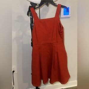 Copper Key A-Line Overall Dress